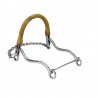 EKKIA Hackamore, gummiüberzogene Kette, Warmblut