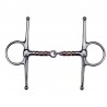 FEELING Knebeltrense, Kupferrollen, 13 mm, einfach gebrochen